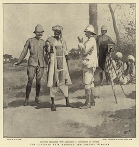 Yakalanan Emir Mahmoud ve Albay Wingate